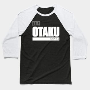 Otaku 100% – White-out Baseball T-Shirt